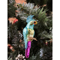 Новогодняя игрушка Попугай