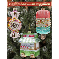 Новогодние игрушки Фургон сладостей